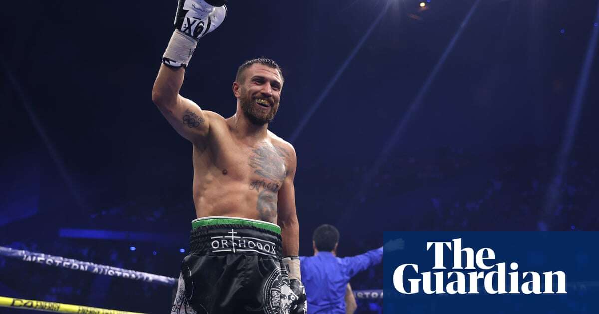 Ruthless Lomachenko stops Kambosos to win IBF lightweight title in Perth