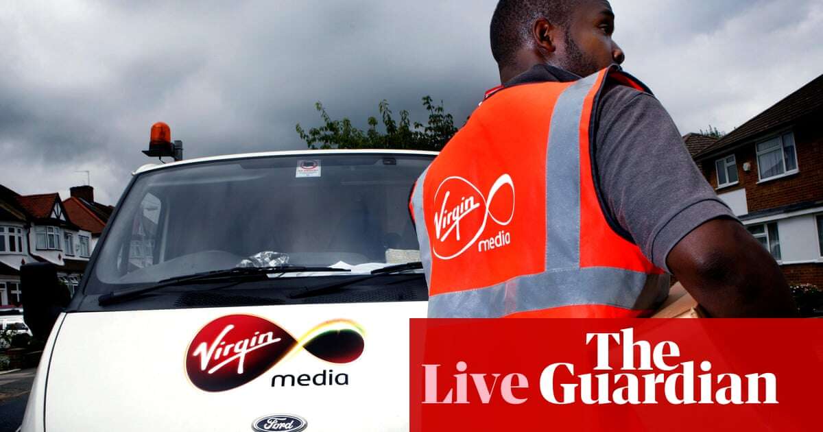 Space Virgin Media users report widespread internet outages – live