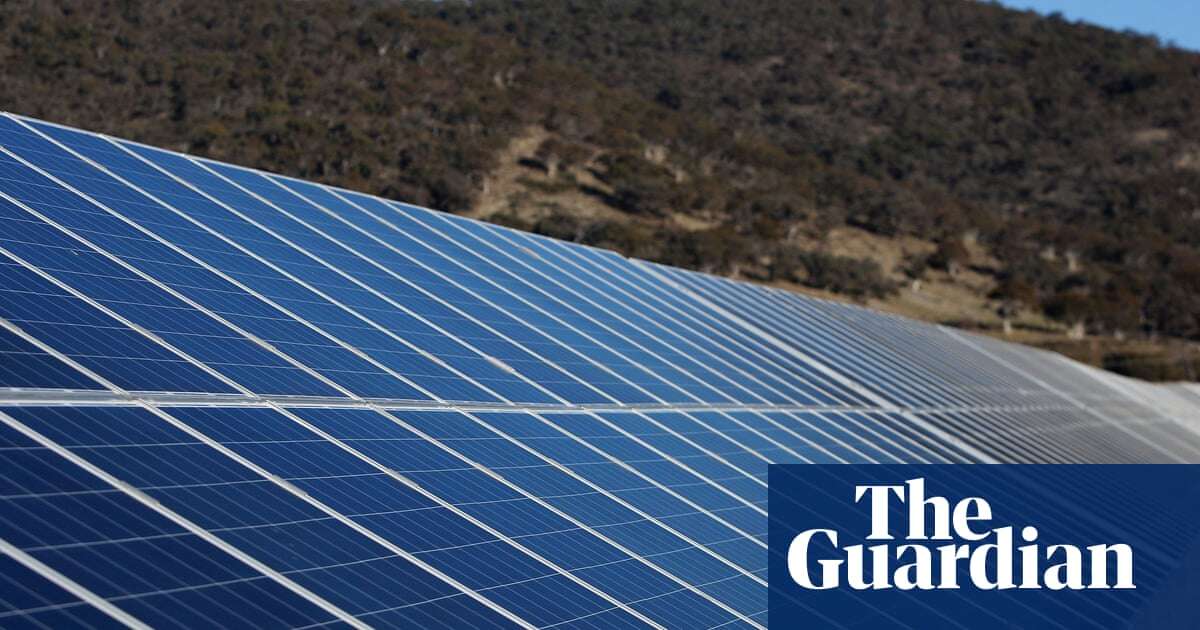 Renewables break record for share of Australia’s main energy supply in December quarter, data reveals