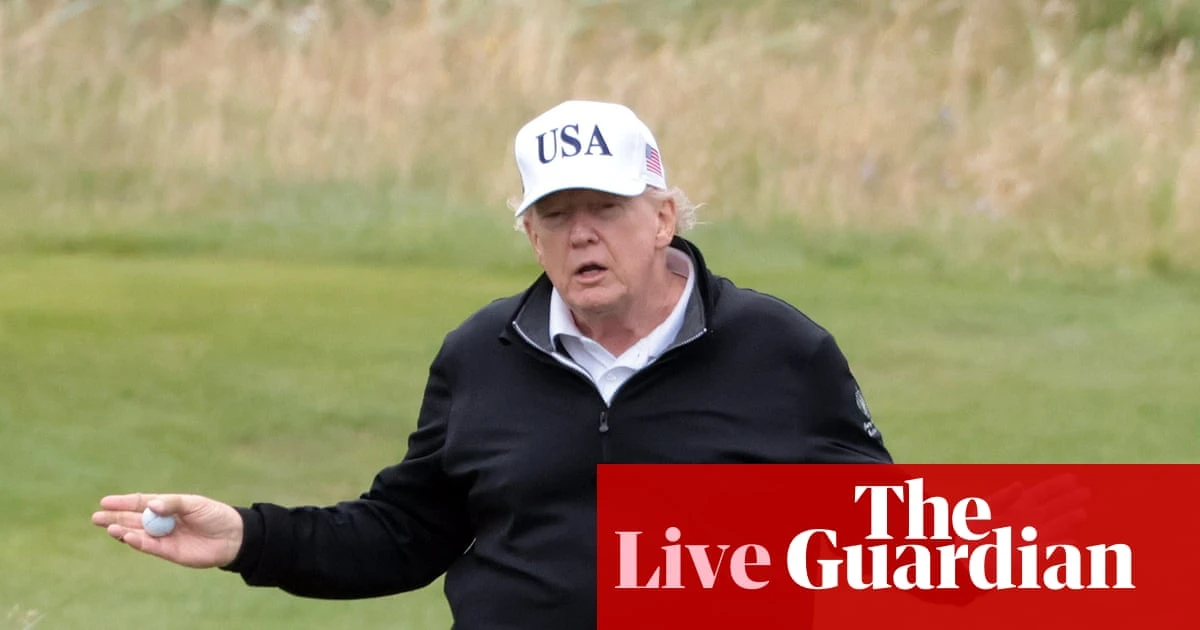 Starmer to meet Trump to discuss Gaza and trade, as minister suggests UK could recognise Palestinian state – UK politics live