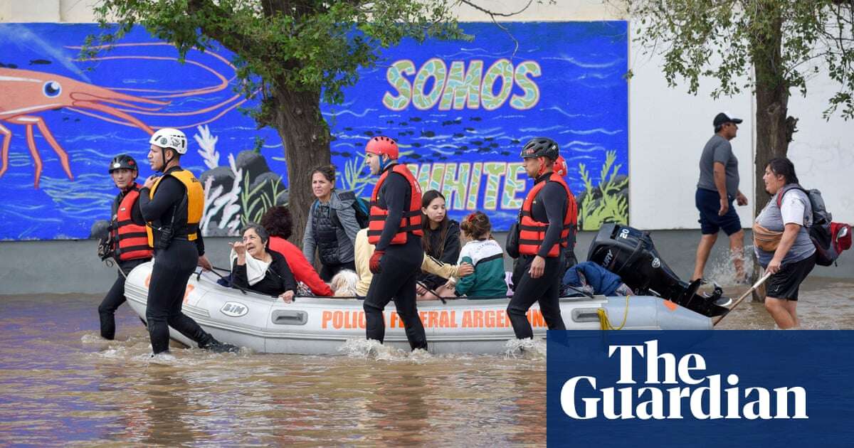 Argentina flooding: 16 killed as two girls swept away by rising waters