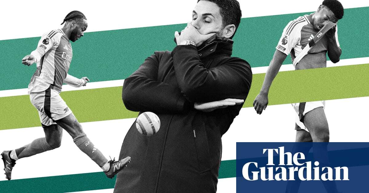 A sense of acquiescence has pervaded Arsenal’s stuttering title challenge | Jonathan Wilson