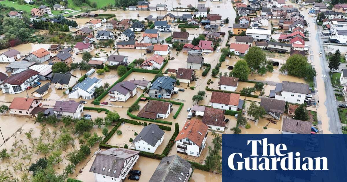 At least 14 killed in Bosnian floods after torrential rainstorm overnight – video