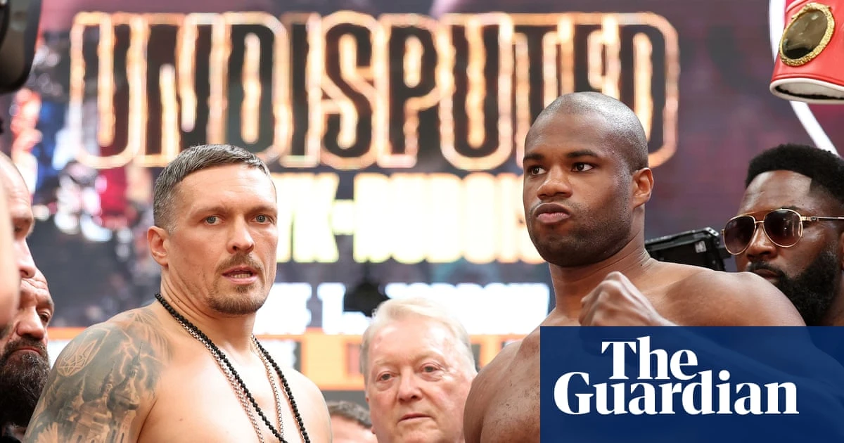 ‘Two fights left’: Usyk closes in on history and retirement with Dubois test