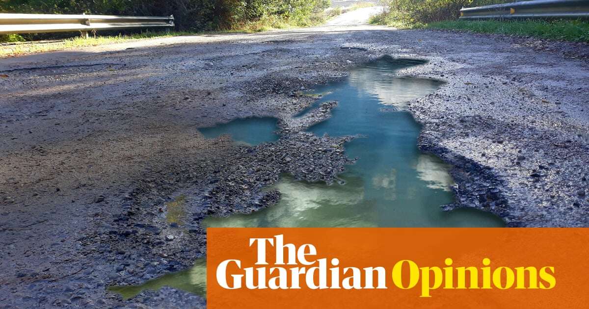 Potholes everywhere, shoplifters rampant – today’s Britain looks as broken as it feels | Simon Jenkins