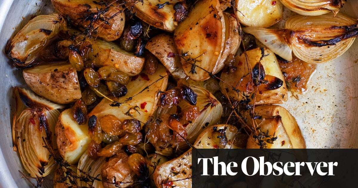 Nigel Slater’s recipes for potatoes with sherry, and lemon and bergamot curd