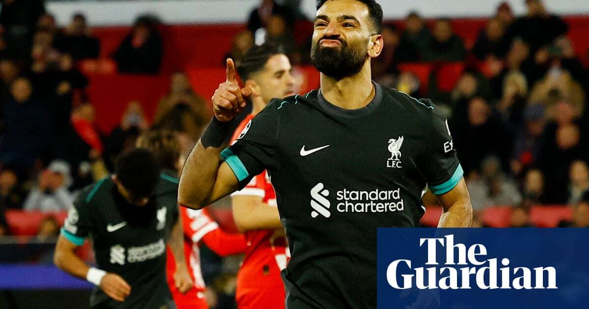 Mohamed Salah’s penalty sinks Girona to make it six wins from six for Liverpool