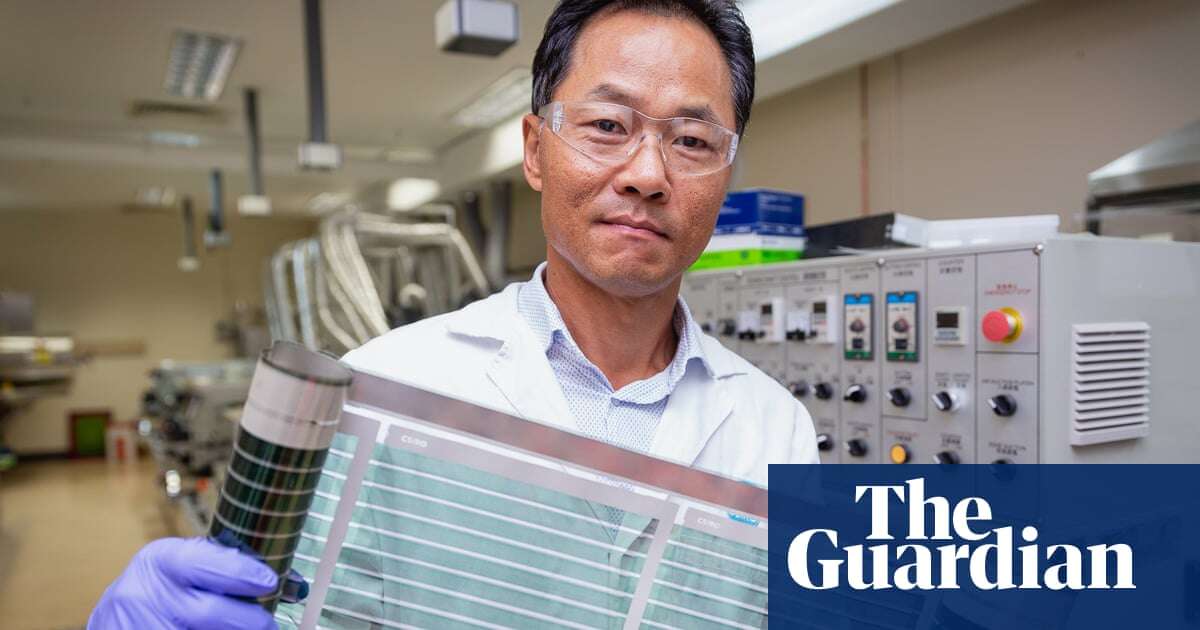 CSIRO claims new record for energy efficiency in lightweight printed solar cells