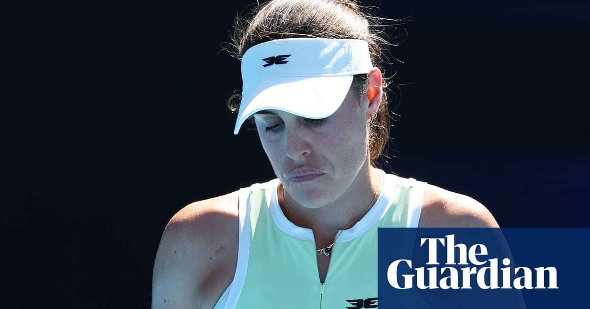 Kim Birrell reduced to tears after late change of opponent ends in Australian Open defeat