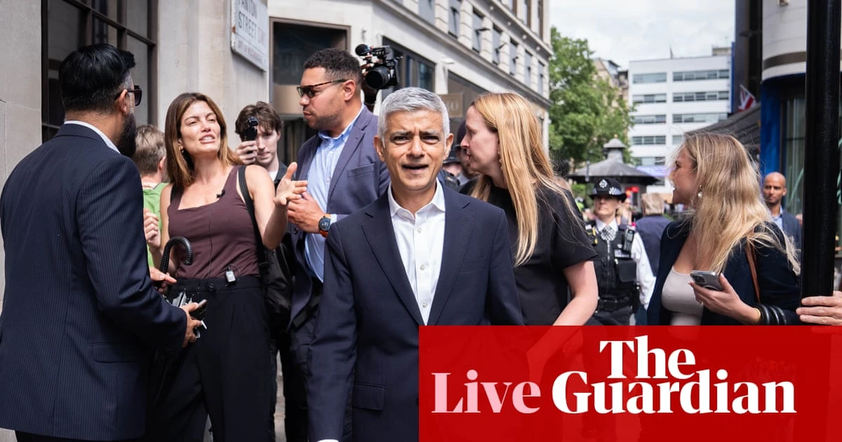 Labour needs to ‘pick things up’ after a ‘tough’ first year, says Sadiq Khan – UK politics live