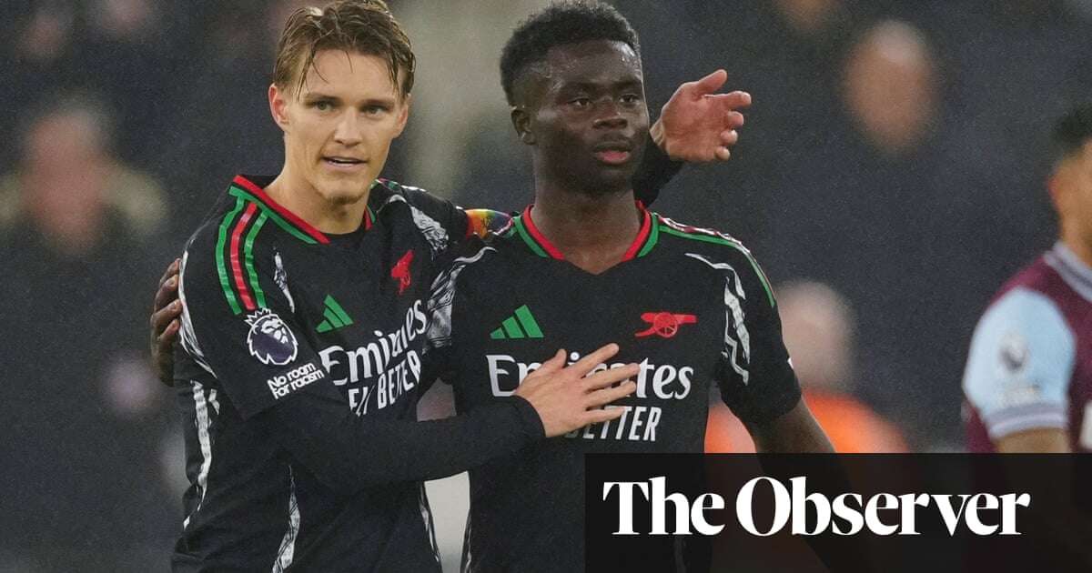 Saka and Ødegaard’s special relationship has Arsenal humming | Barney Ronay