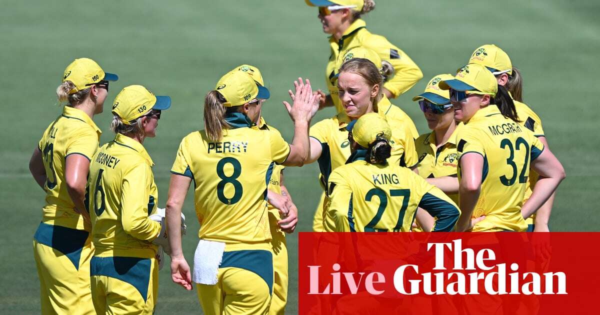 Australia v India: third women’s cricket one-day international – live