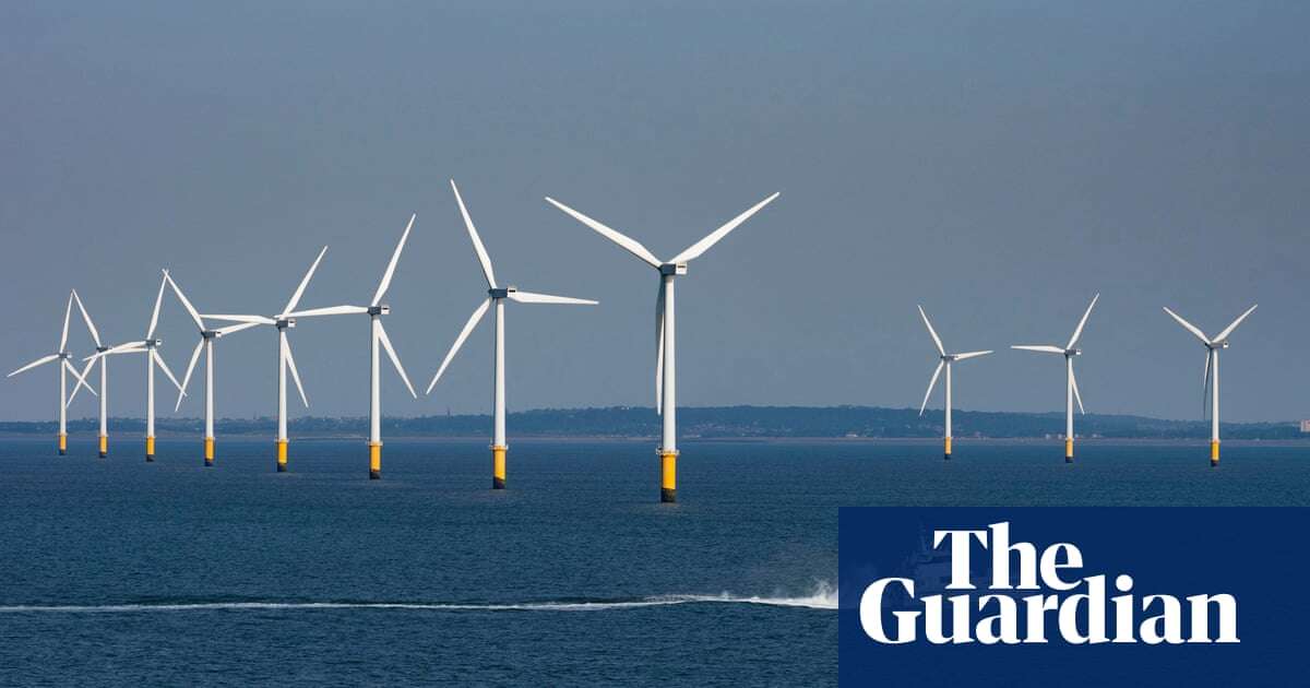 Wind and solar farms power Great Britain’s grid to greenest ever summer