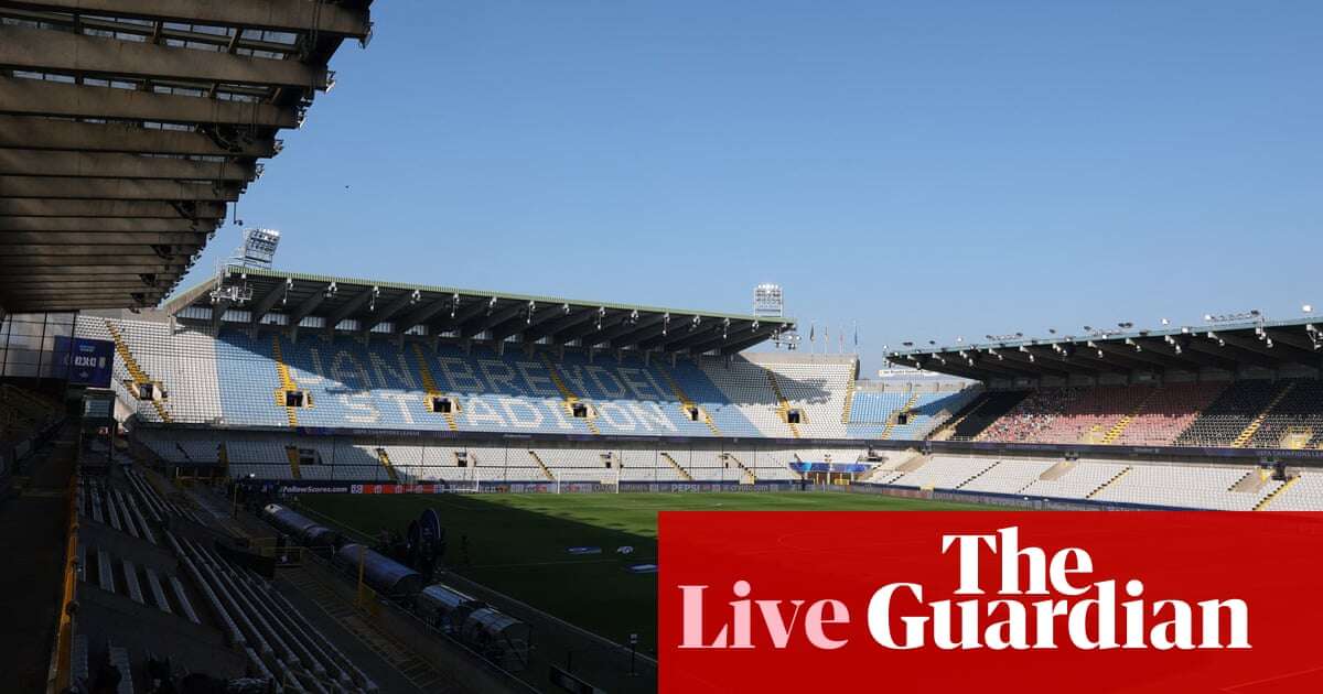 Club Brugge v Aston Villa: Champions League last 16, first leg – live