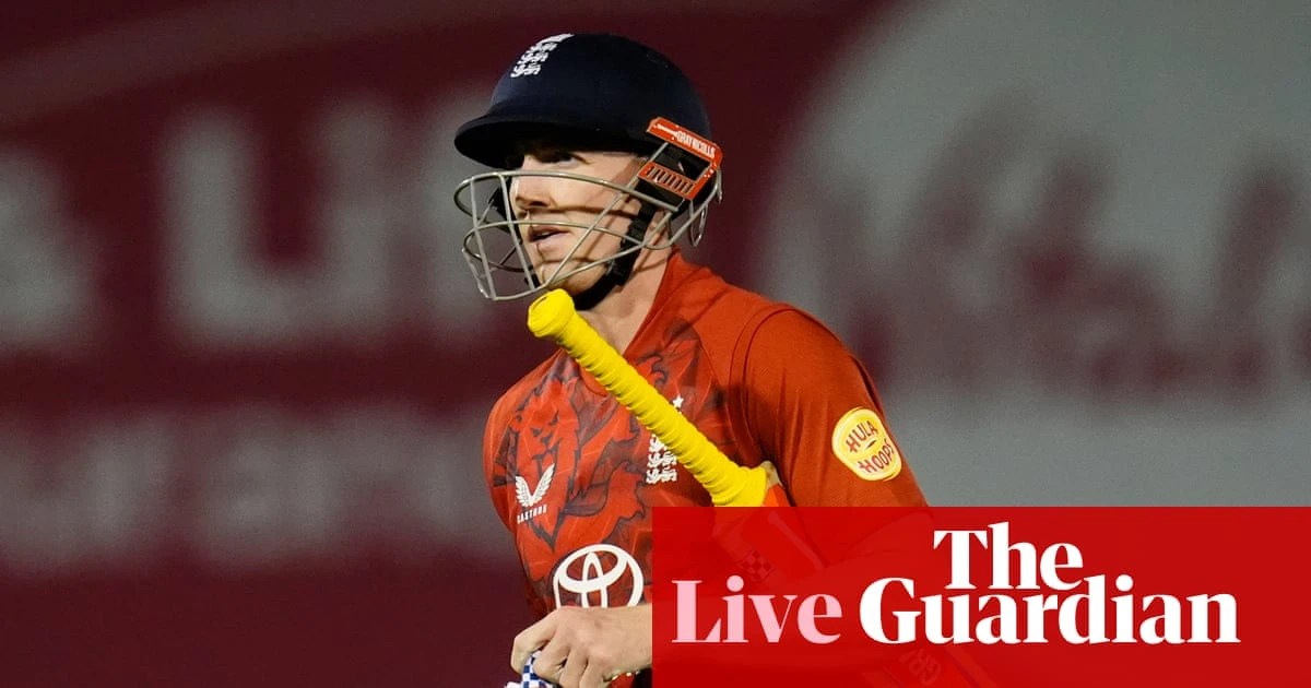 England v South Africa: second men’s T20 international – live