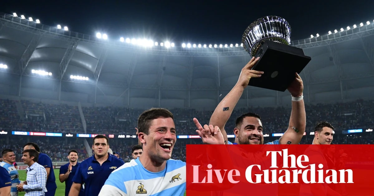 Argentina v England: Nations Championship rugby – live