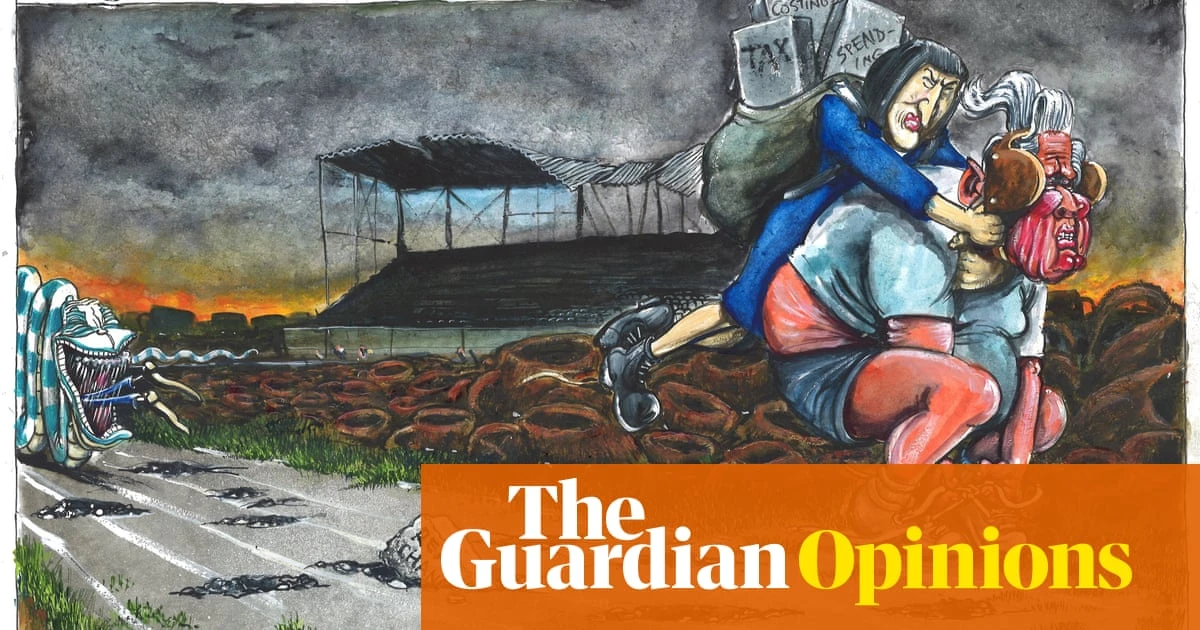 Martin Rowson on the election campaign reaching the halfway mark – cartoon