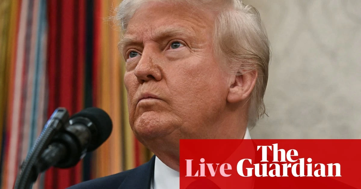 US politics live updates: majority of Americans disapprove of Trump’s higher education approach, poll finds