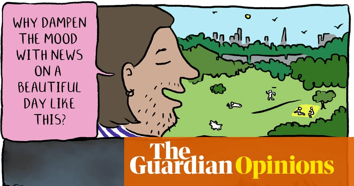 Madeline Horwath on how to block out bad news – cartoon