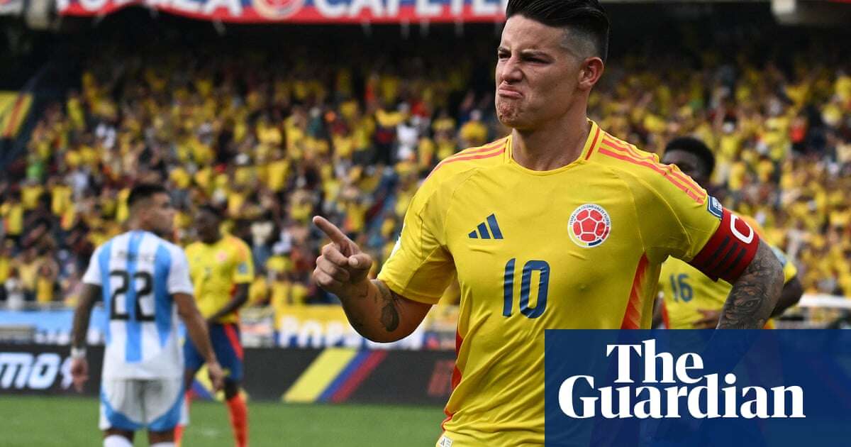 Colombia stay unbeaten in World Cup qualifying as Argentina pay penalty