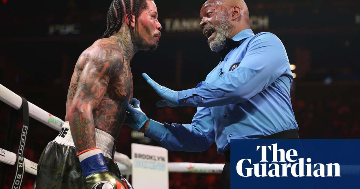 The bloom is off the Gervonta Davis rose after a referee’s critical blunder | Thomas Hauser