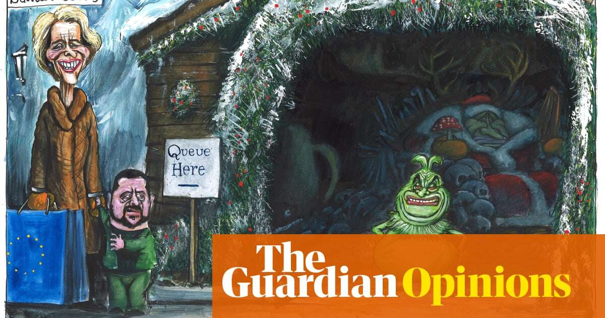 Martin Rowson on Viktor Orbán’s attempts to block EU membership for Ukraine – cartoon