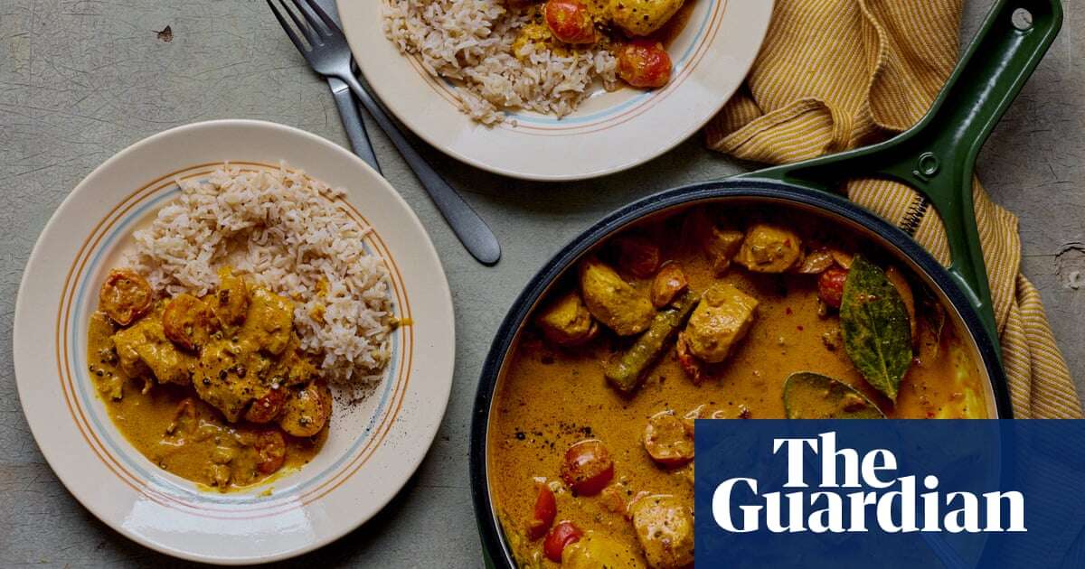 Rukmini Iyer’s quick and easy recipe for black pepper and bay leaf chicken curry