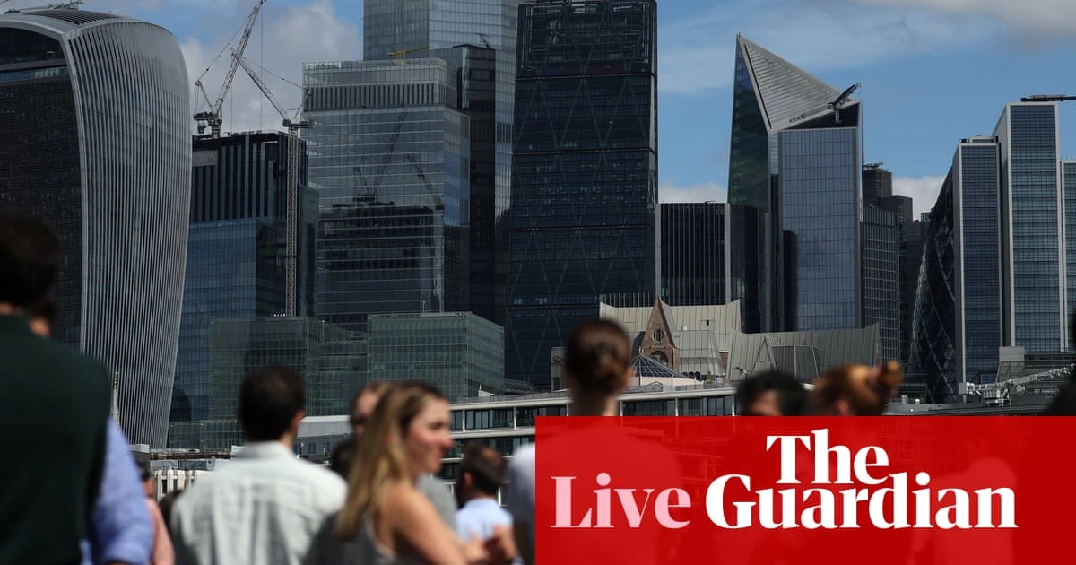 UK GDP report to show if economy returned to growth in May – business live