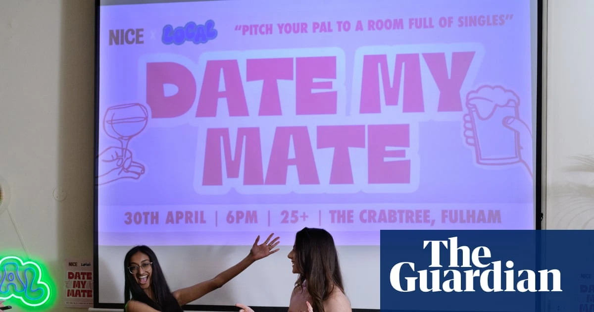 ‘Sick of swiping’: the dating event where your mates do the talking