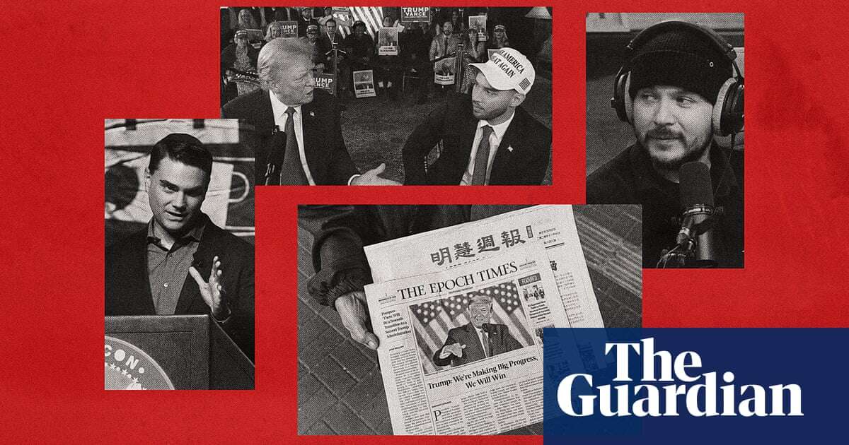 ‘Every day is a new conspiracy’: behind Trump’s ironclad grip on rightwing media