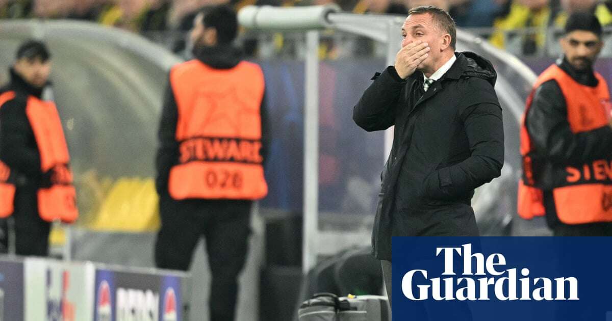 Brendan Rodgers says Celtic's drubbing by Dortmund was 'a tough watch' – video