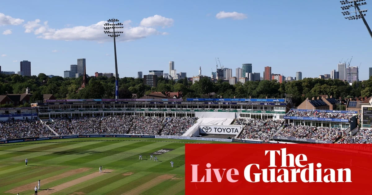 England v India: second men’s cricket Test, day two – live