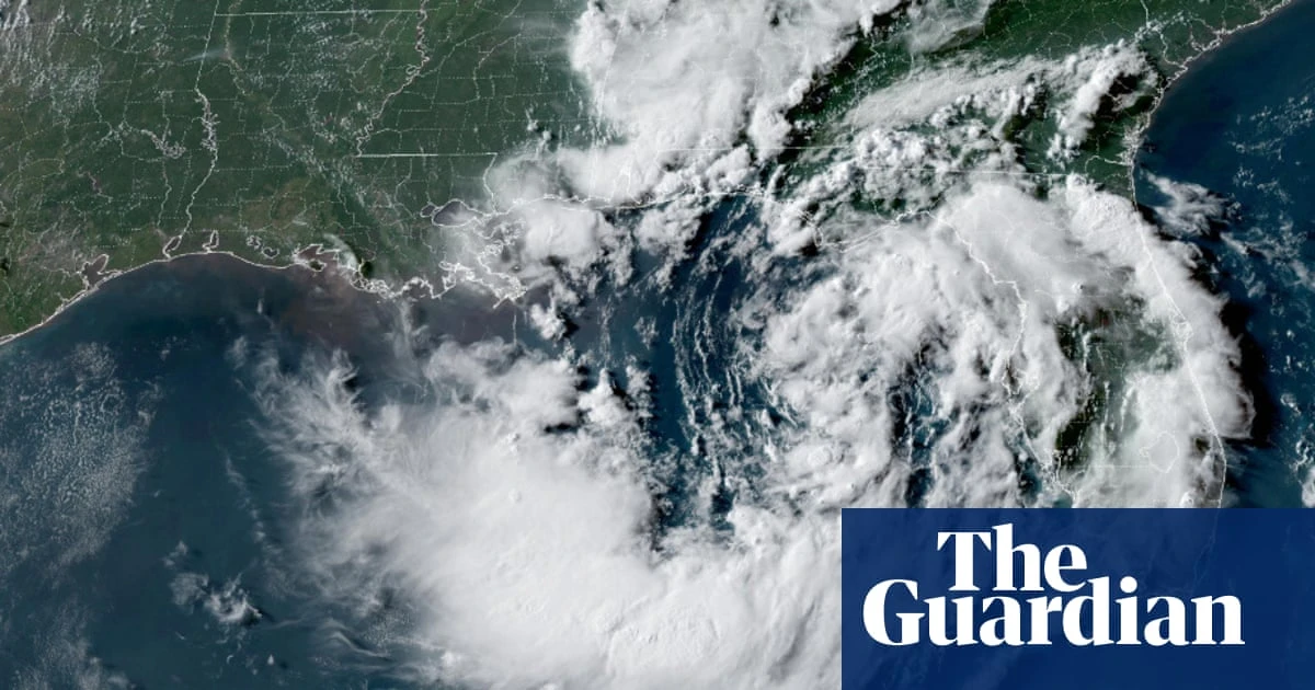 Weather warnings as tropical depression develops along US Gulf coast