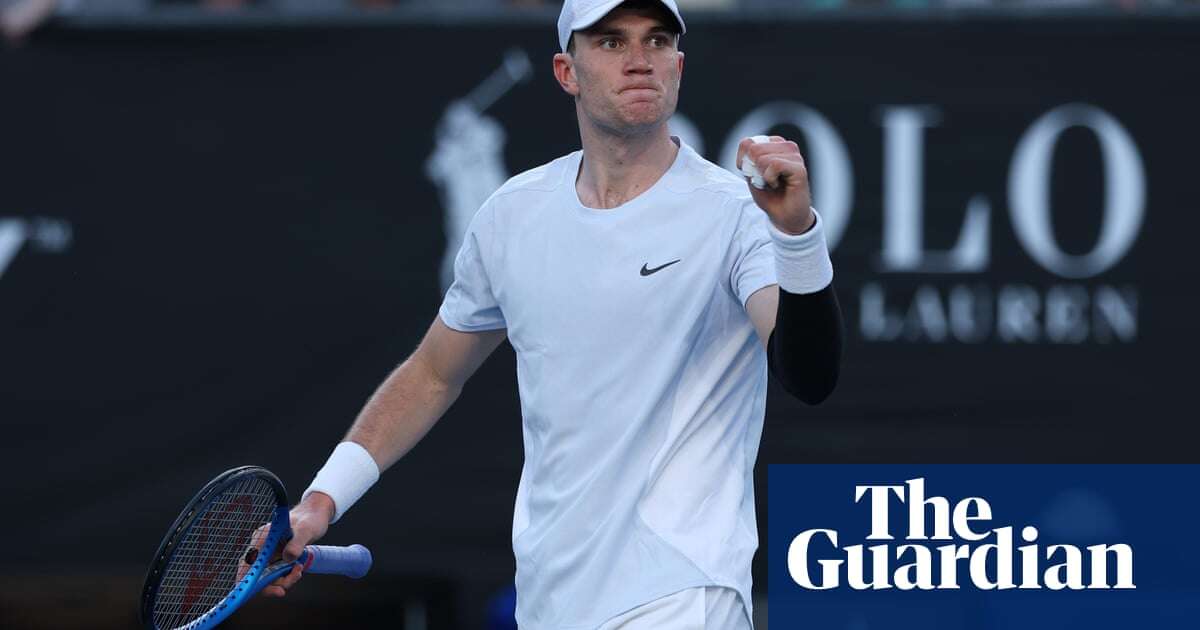 Jack Draper survives huge first-round scare in five-set Australian Open thriller