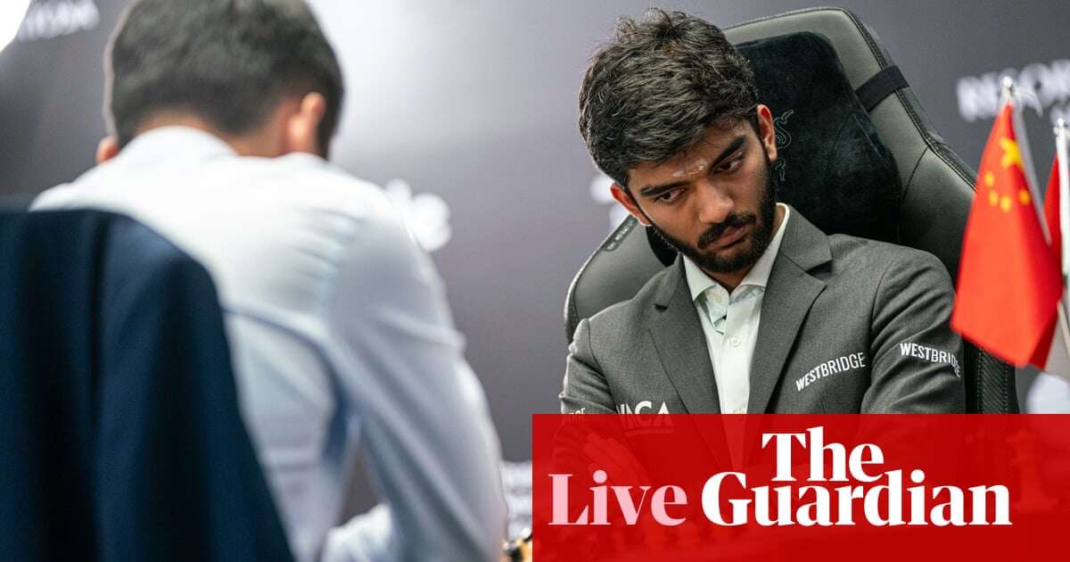 Ding Liren v Gukesh Dommaraju: World Chess Championship Game 14 – live updates