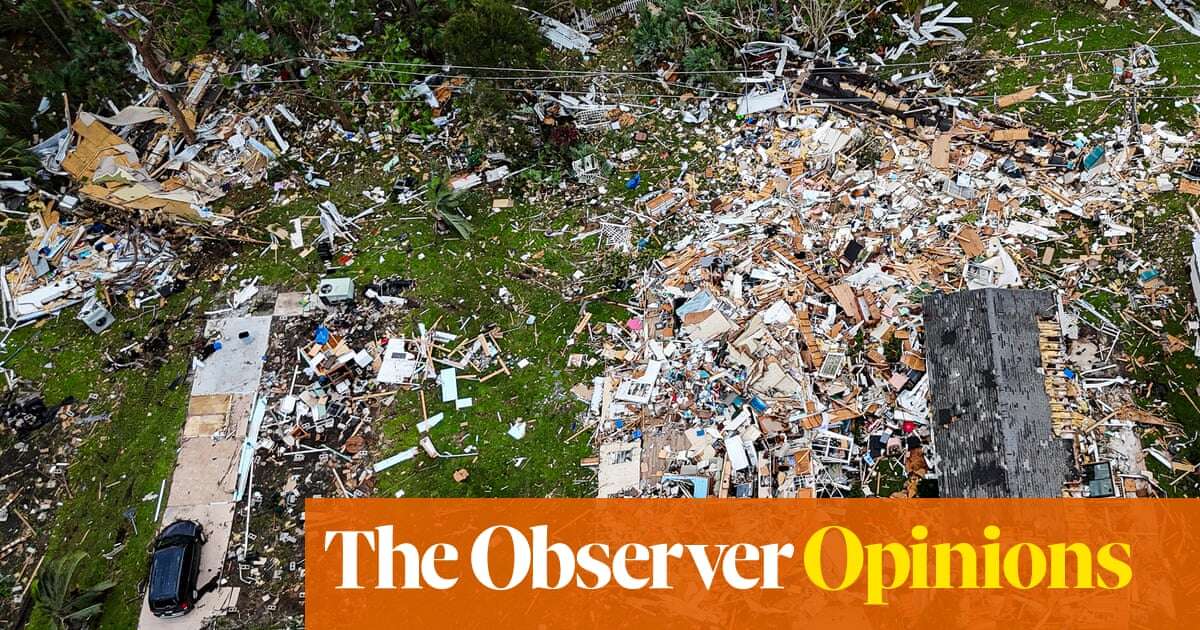 The Observer view on climate change: Hurricane Milton is a portent – but it’s not too late | Observer editorial