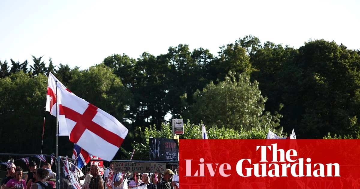 Dozens of protests planned outside asylum hotels as Labour defends record on immigration – UK politics live