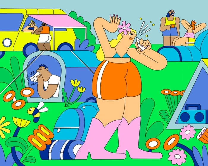 From a solar shower to nasal sprays: festival veterans on the things they can’t live without