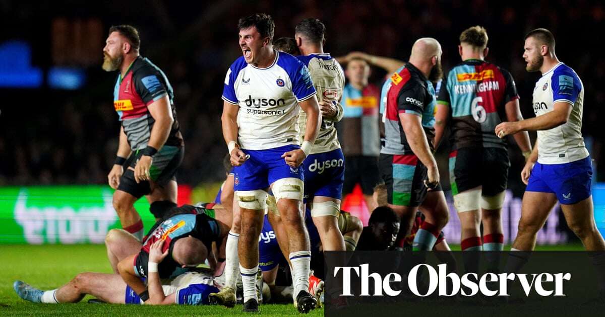 Francois van Wyk and buoyant Bath snatch electrifying win over Harlequins