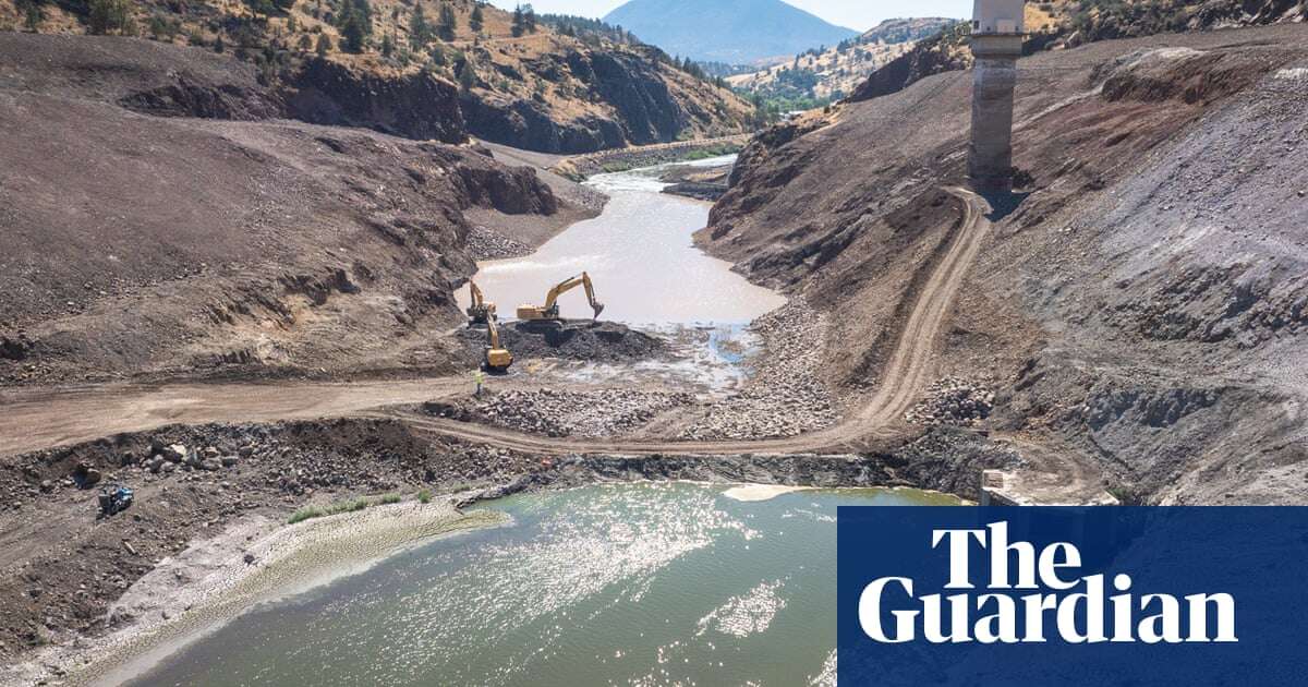 ‘The river is free’: historic US dam removal nears completion