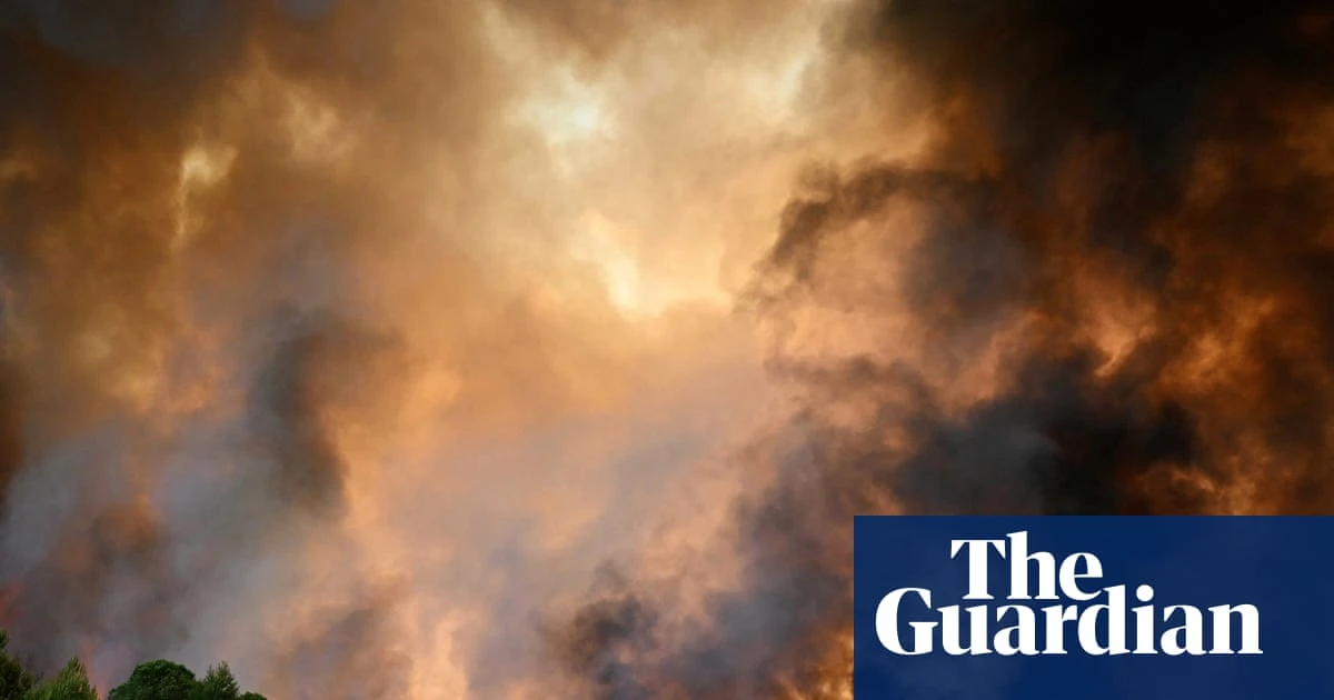 Wildfire in France tears through area as big as Paris overnight – video