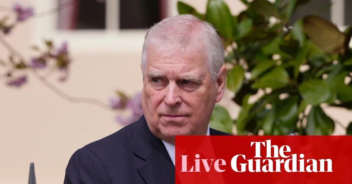 Government ‘warmly welcomes’ move to make Andrew an ‘ordinary member of the public’ – UK politics live