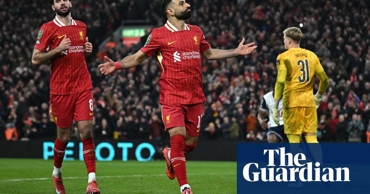 Liverpool make winning look easy as Slot’s machine rolls on to Wembley | Andy Hunter