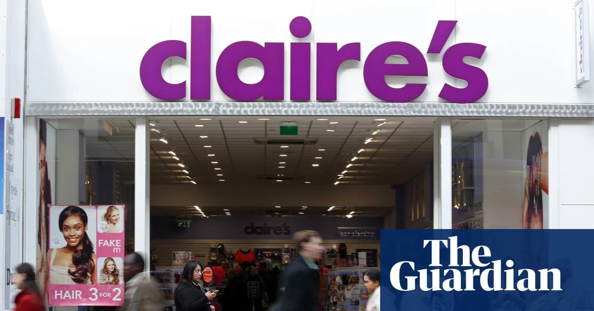 Claire’s to close remaining UK stores on Tuesday with more than 1,000 job losses