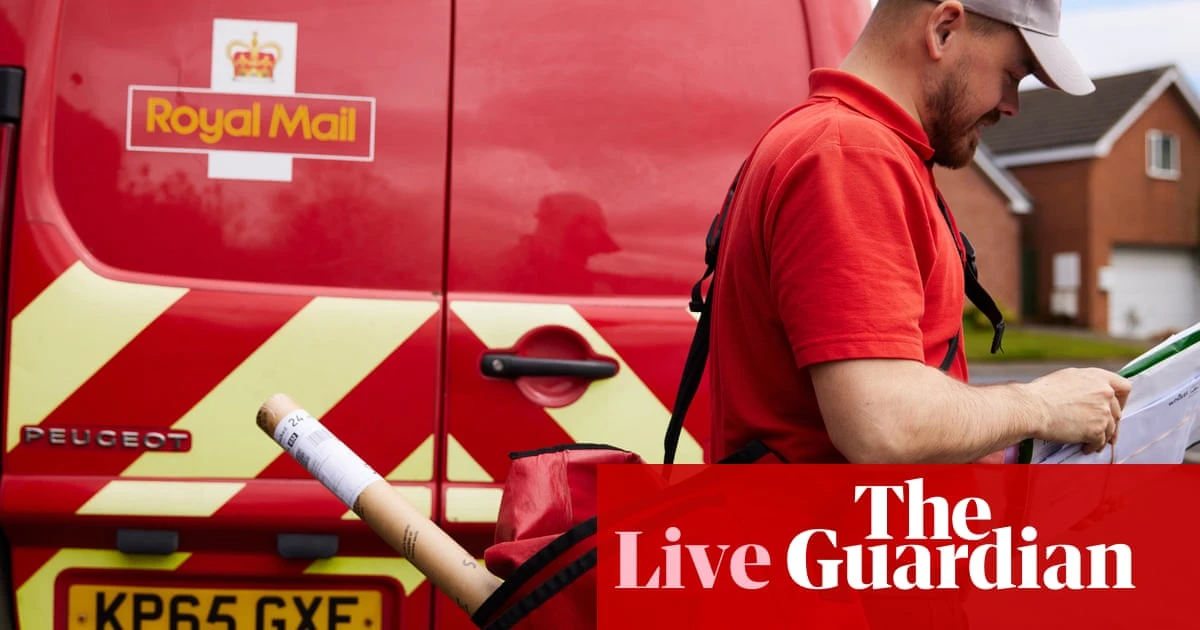 Royal Mail allowed to scrap second-class post on Saturdays to help universal service ‘survive’ – business live