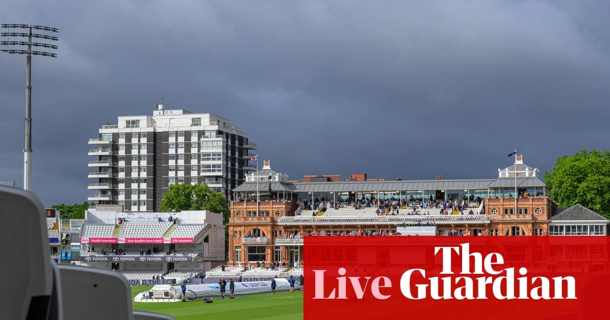 England v New Zealand: first men’s cricket Test, day one – live