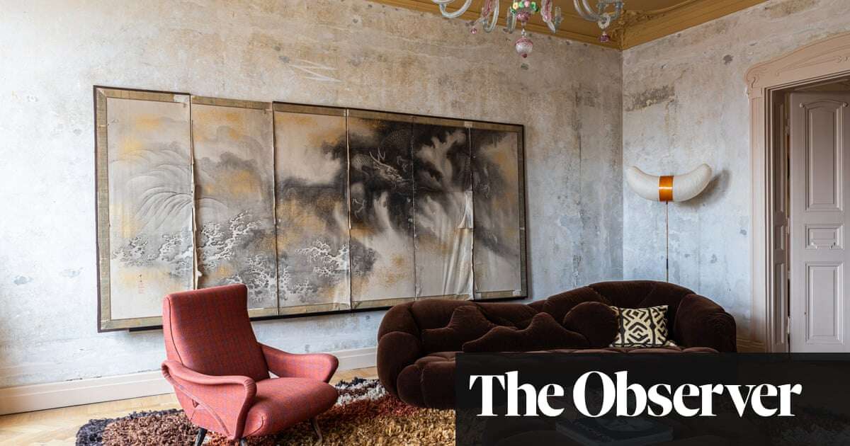 Stunning artworks give this ‘boho wild’ 19th-century apartment in Helsinbourg its distinct charm