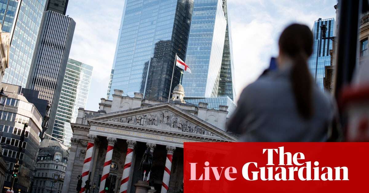 UK GDP flatlined in last quarter, as firms warn economy is heading for ‘worst of all worlds’ – business live