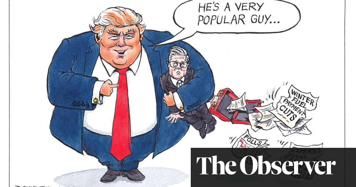 Donald Trump meets ‘popular guy’ Keir Starmer – cartoon