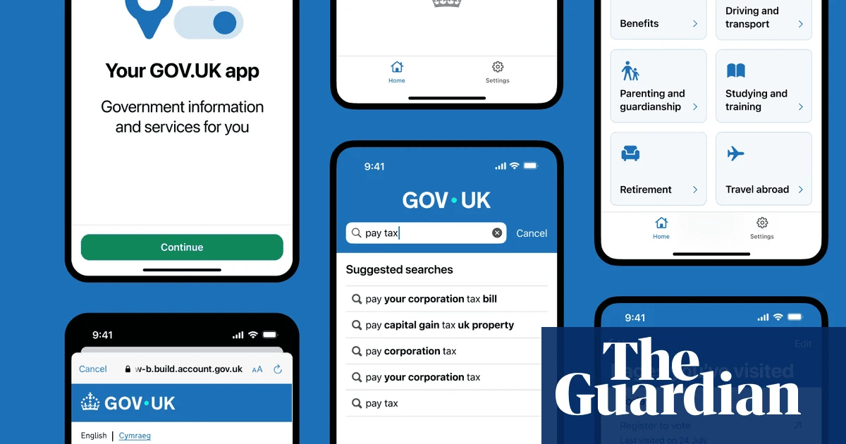 Gov.uk smartphone app to launch with limited functionality